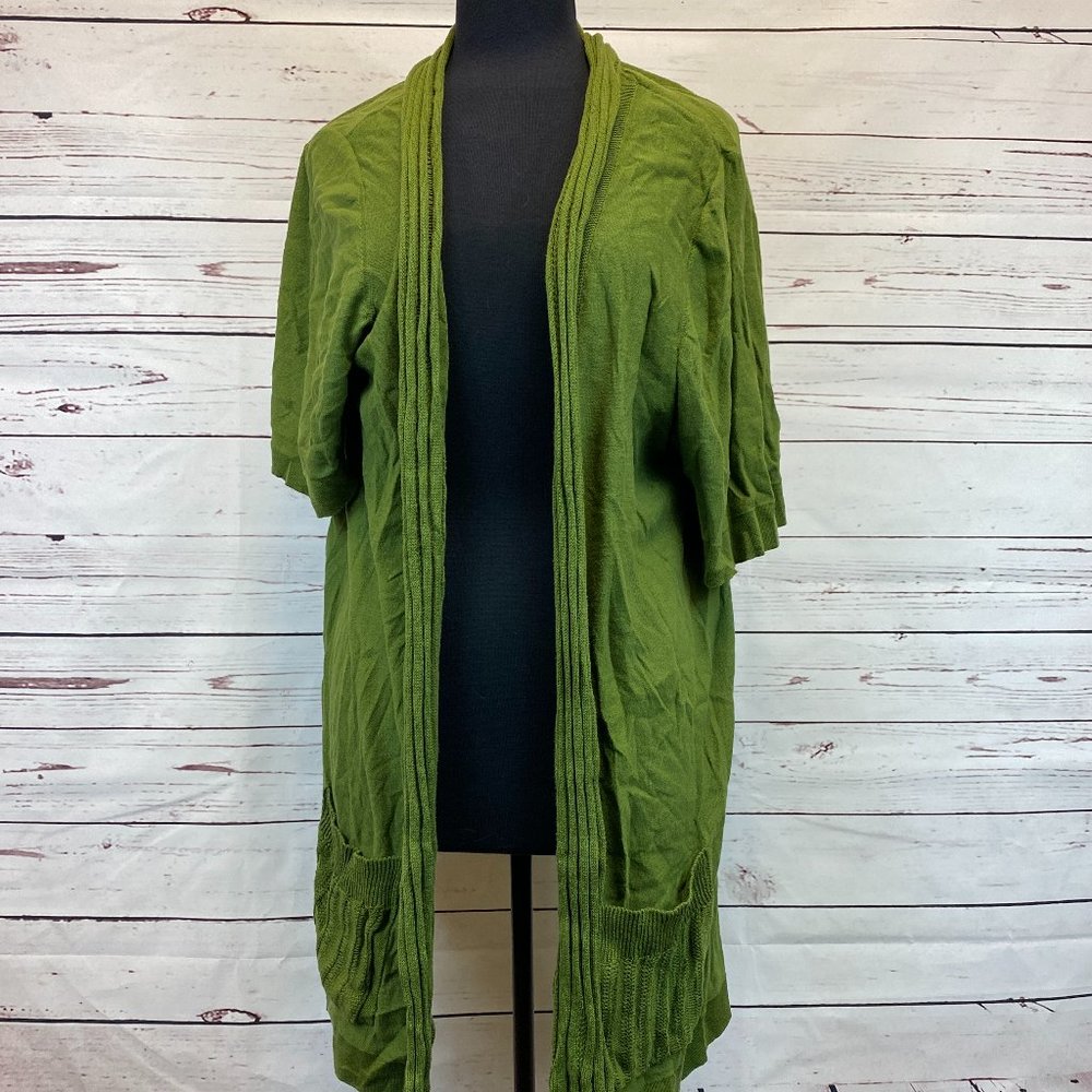 Lane Bryant Short Sleeve Lightweight Cardigan Top